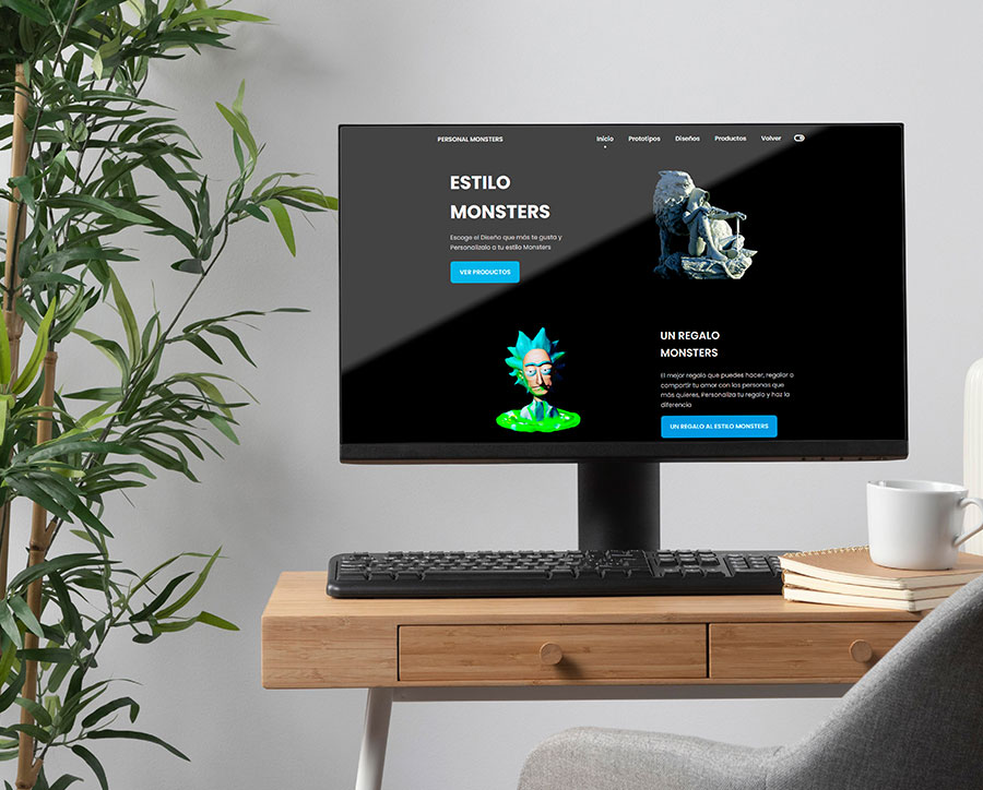 Website - Dark Monster